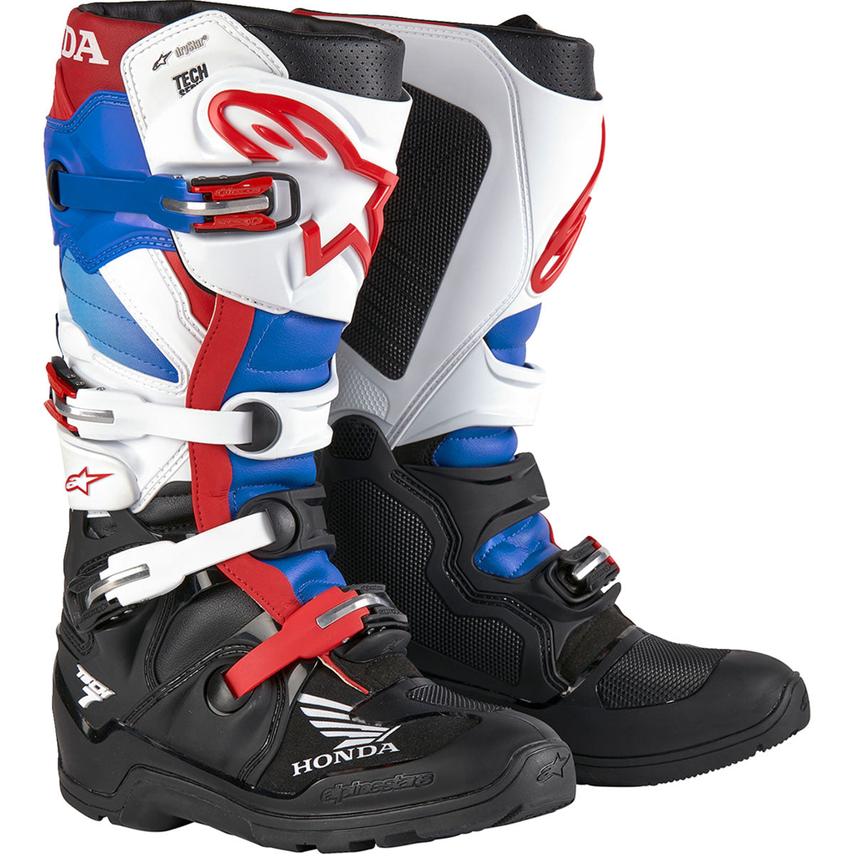 Alpinestars Tech 7 Enduro Drystar Boots - Black/White/Blue/Red