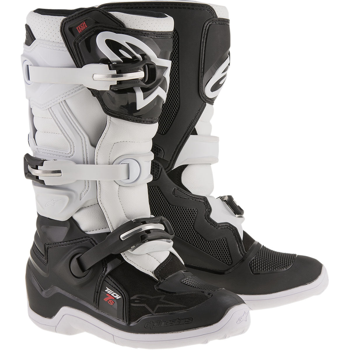 Alpinestars Tech 7S Youth Boots - Black/White