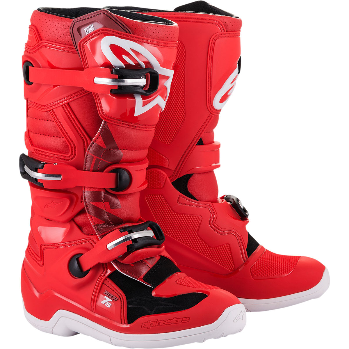 Alpinestars Tech 7S Youth Boots - Red