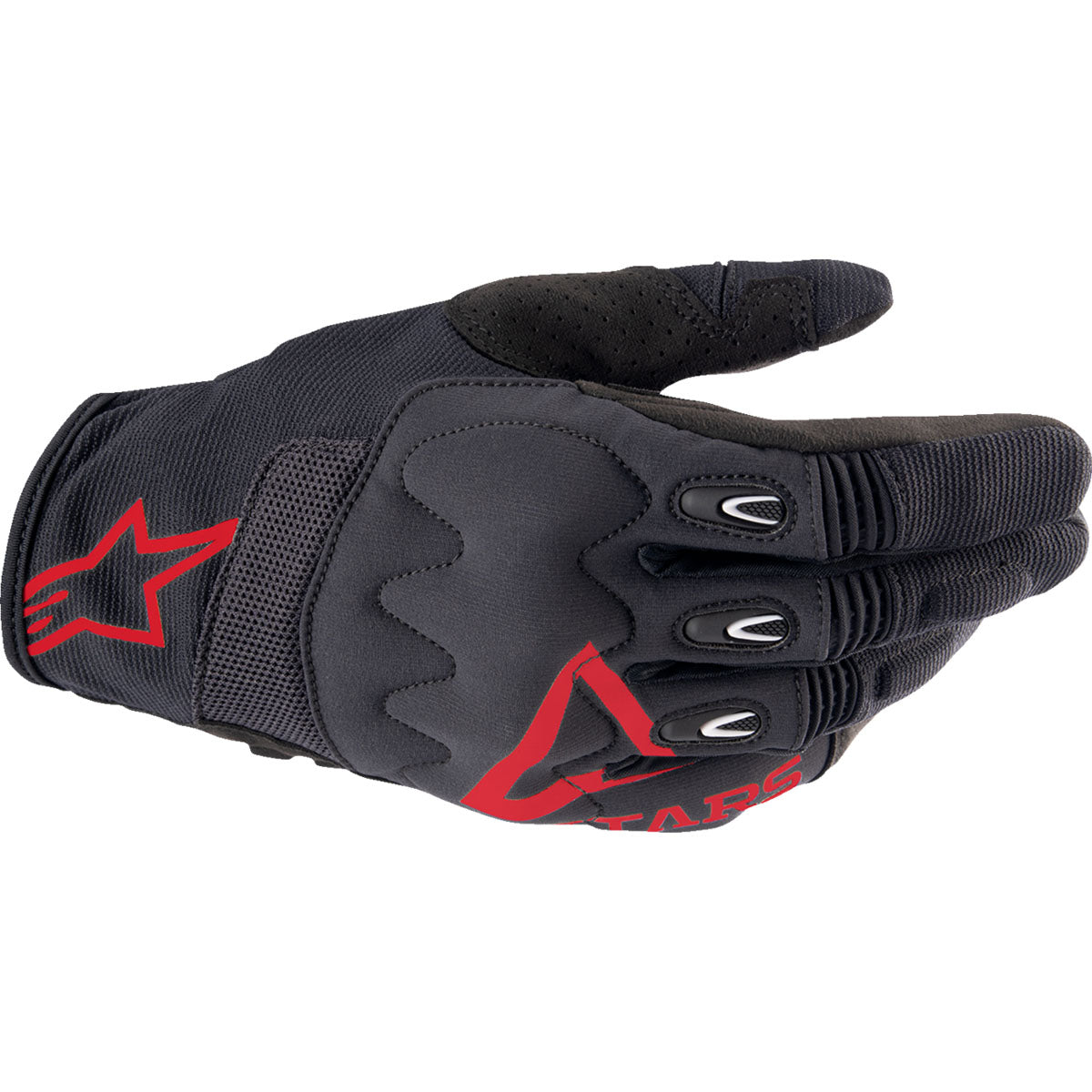 Alpinestars Techdura Gloves - Fire Red/Black