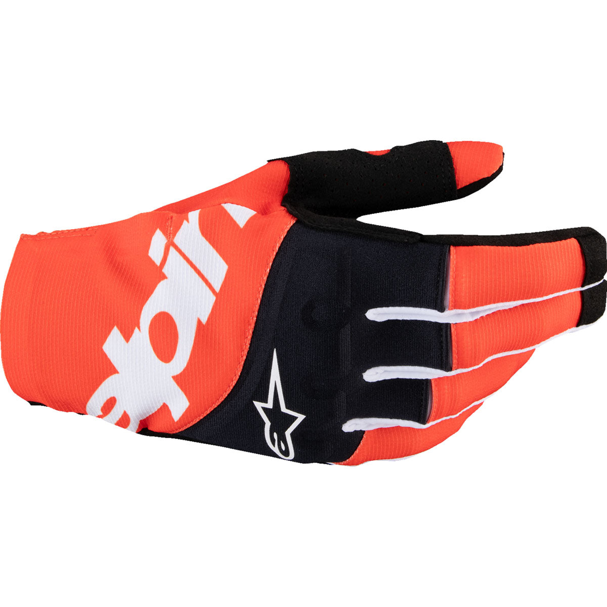 Alpinestars Techstar MX Gloves - Black/Hot Orange