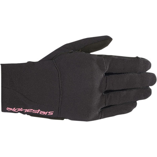 Alpinestars Womens Reef Motorcycle Gloves - Black/Pink