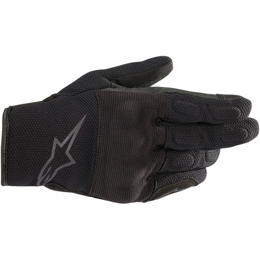 Alpinestars Womens S-Max Drystar Motorcycle Gloves - Black/Grey