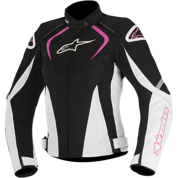 Alpinestars Womens T-Jaws Waterproof Motorcycle Jacket - Black/Pink