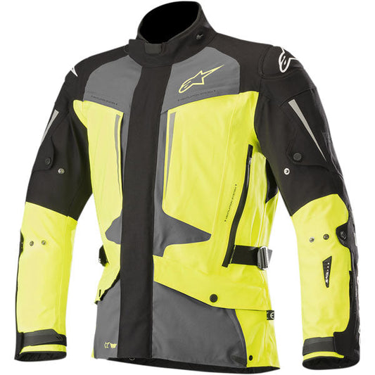 Alpinestars Yaguara Drystar Motorcycle Jacket - Black/Gray/Yellow