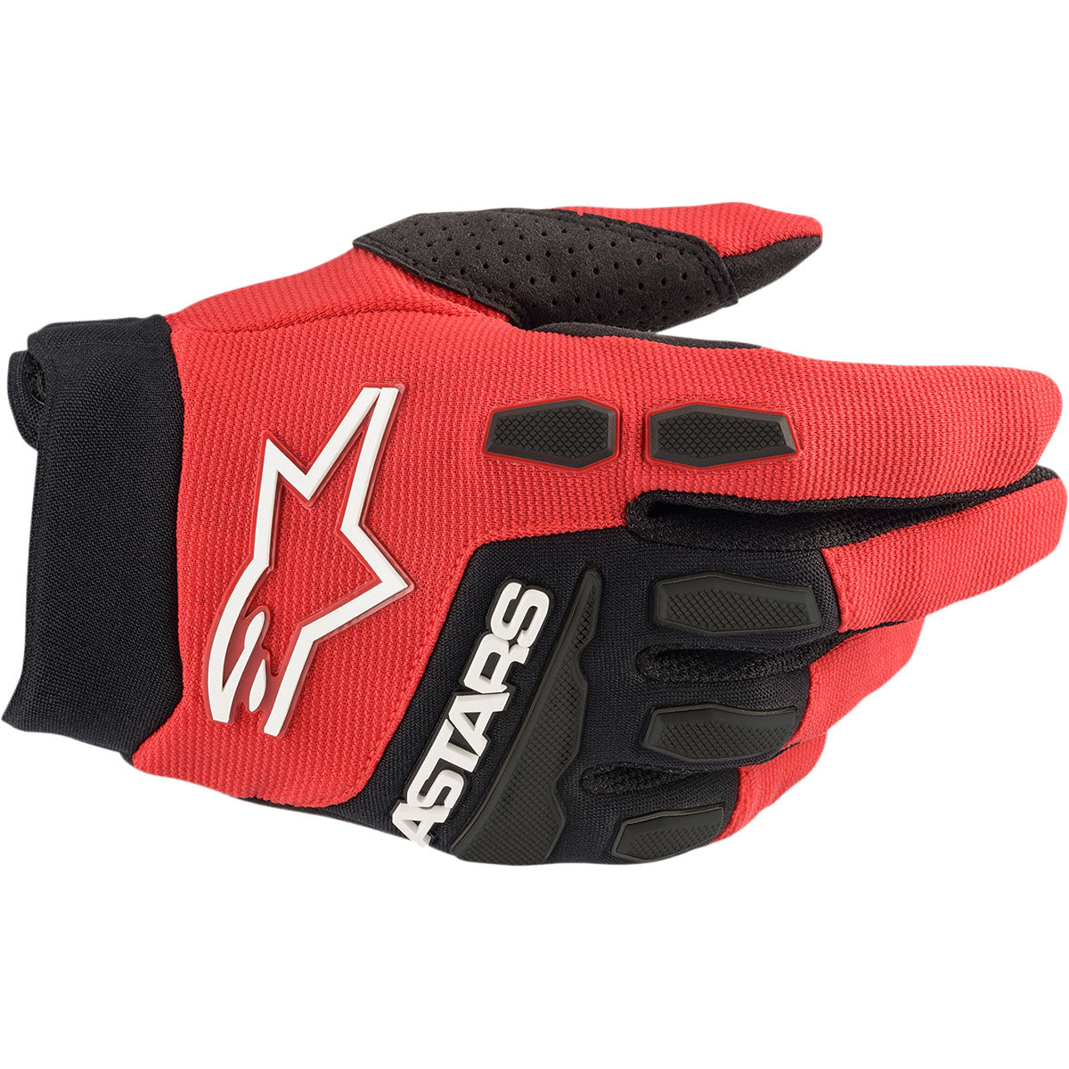 Alpinestars Youth Full Bore Gloves - Bright Red/Black