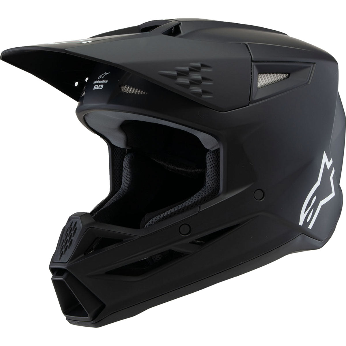 Alpinestars Youth SM3 Helmet - Solid - Matte Black