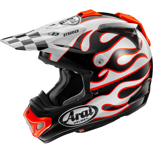 Arai VX-Pro4 Flame Helmet White