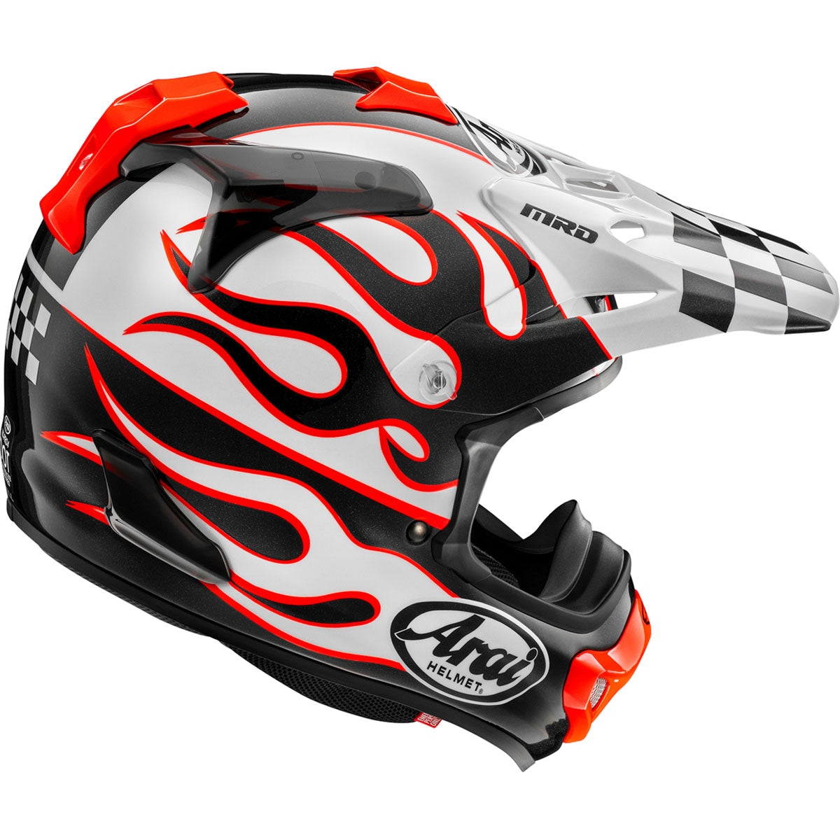 Arai VX-Pro4 Flame Helmet White