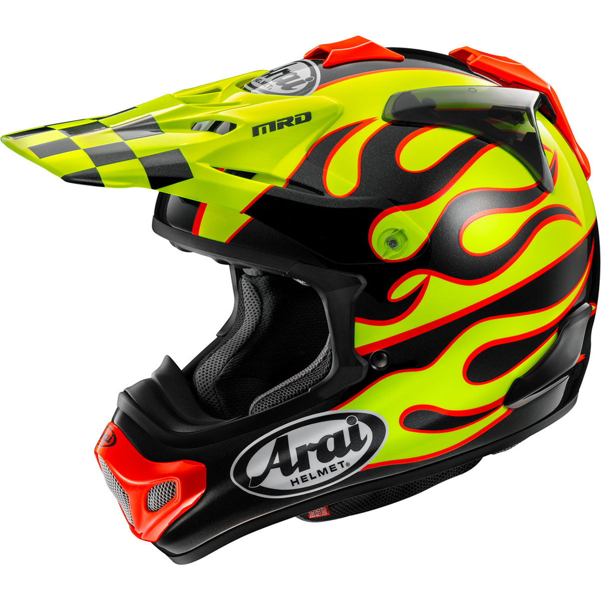 Arai VX-Pro4 Flame Helmet Yellow