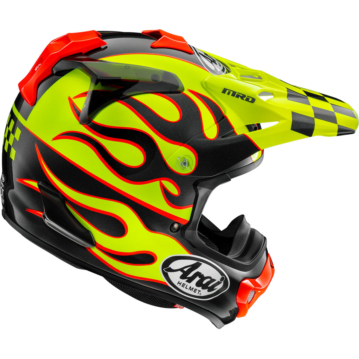 Arai VX-Pro4 Flame Helmet Yellow