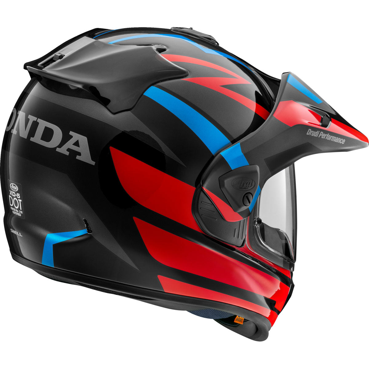 Arai XD-5 Africa Twin Helmet Red