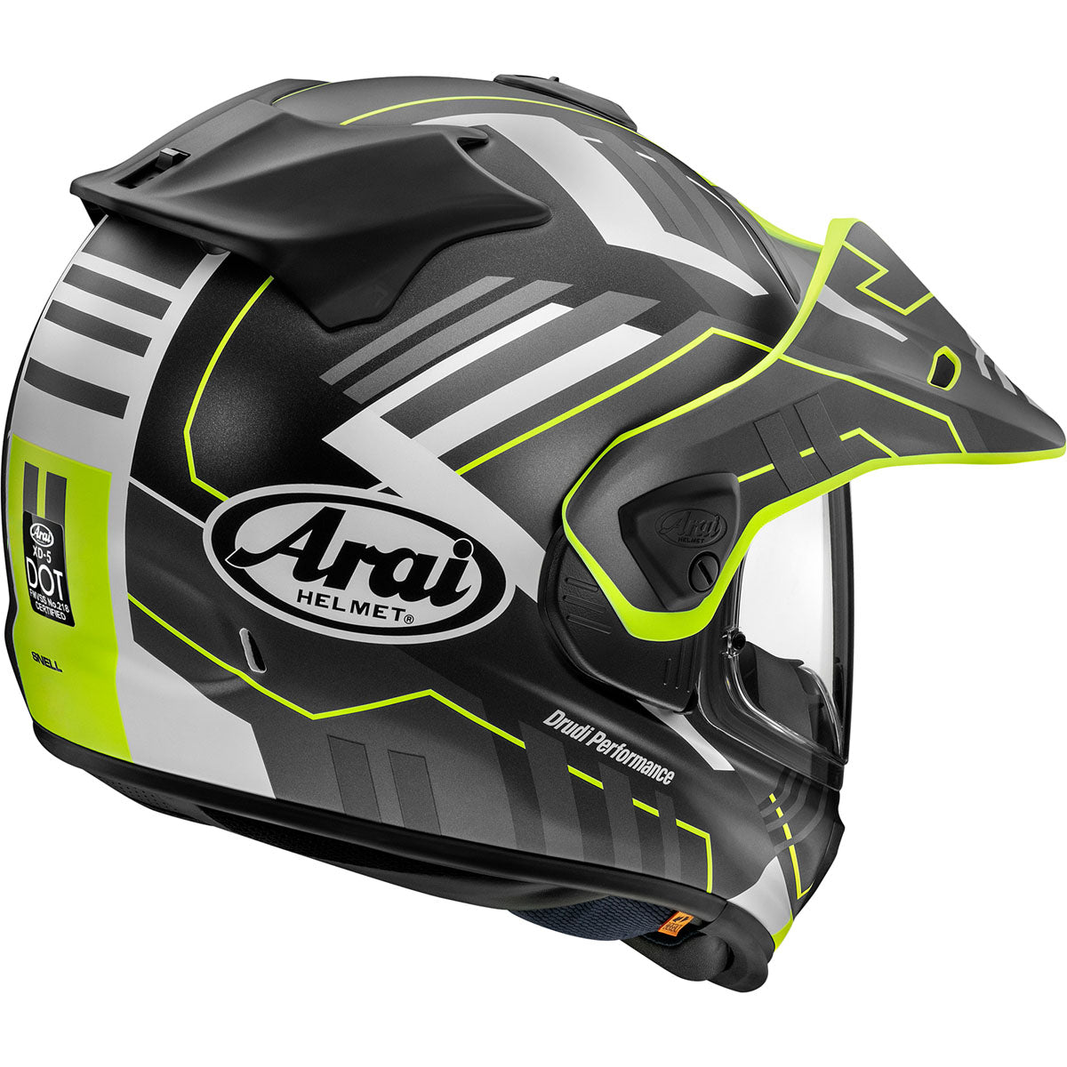 Arai XD-5 Trail Helmet Yellow Frost