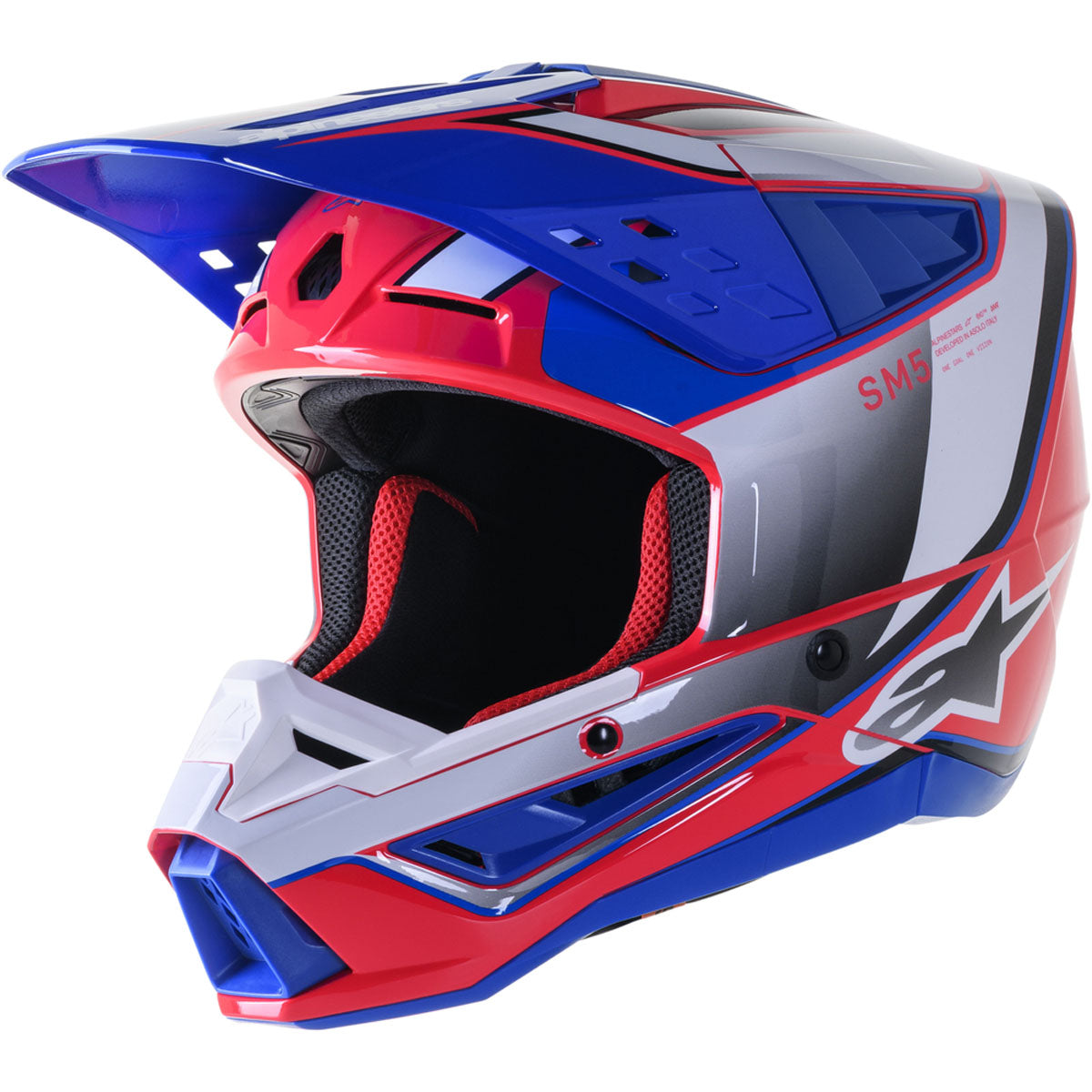 Alpinestars Suptertech M5 Sail Helmet - White/Pink