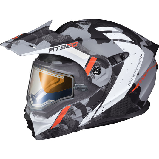 Scorpion EXO-AT950 Outrigger Snow Helmet w/ Electric Shield (CLOSEOUT) - Matte Grey