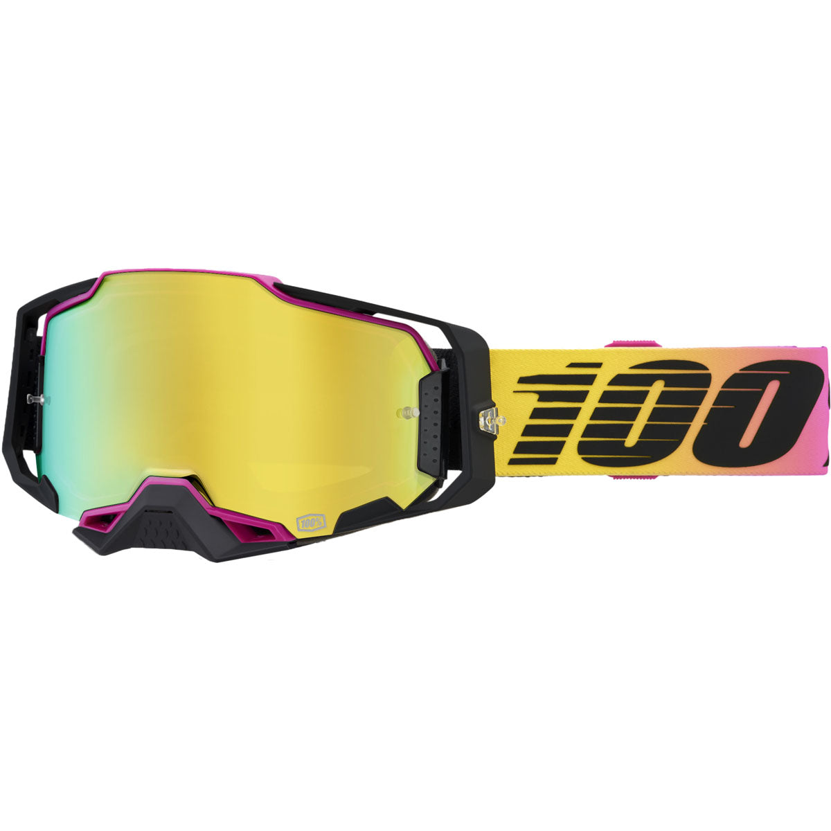 100% Armega Goggles 91 / Mirror Gold Lens