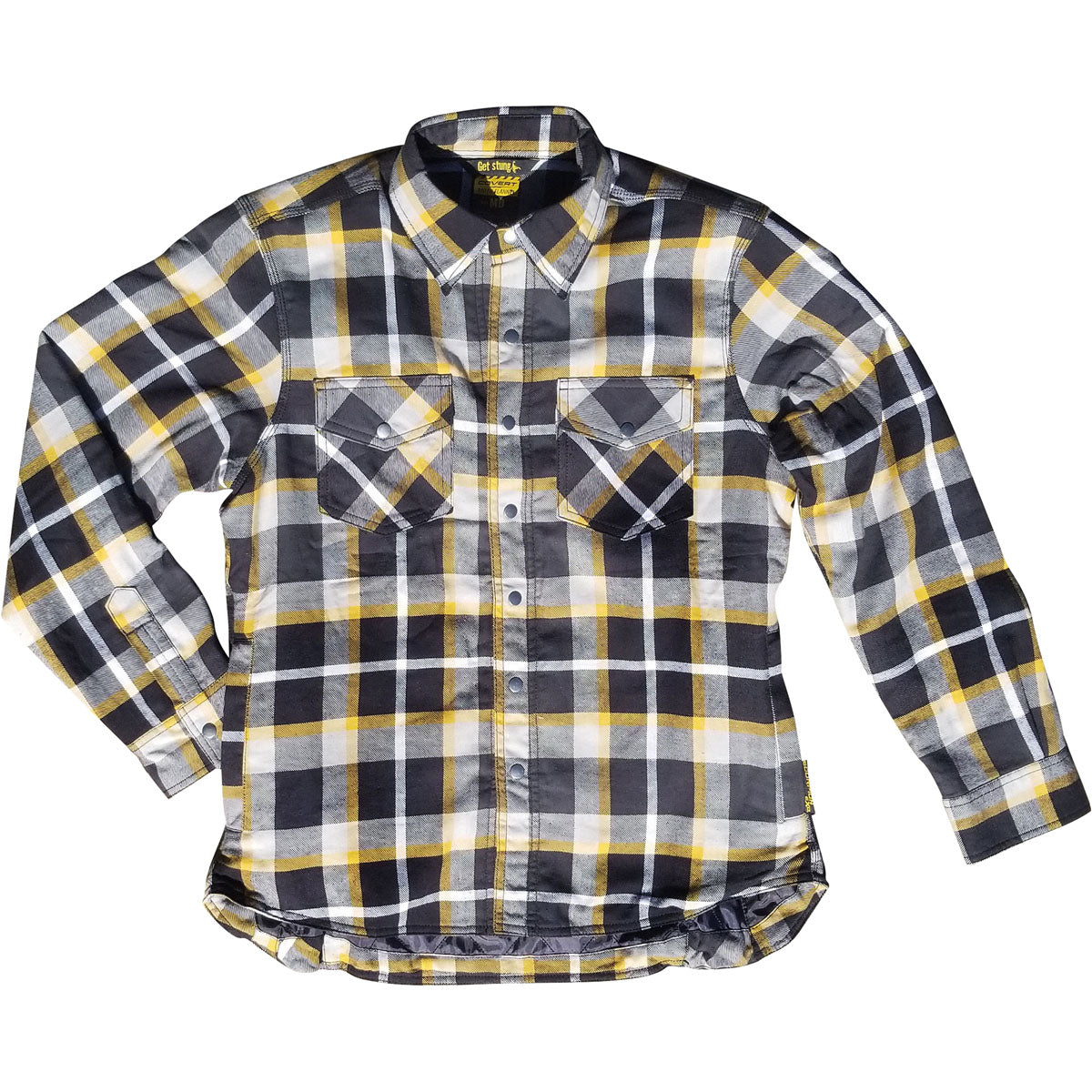 Scorpion EXO Covert Womens Flannel - White/Yellow