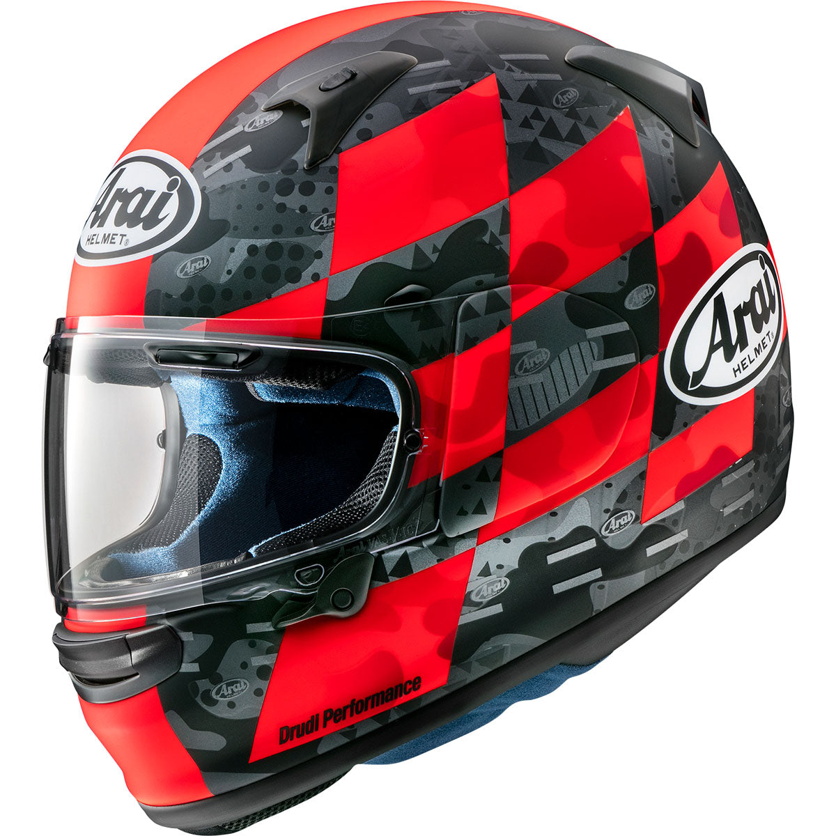 Arai Regent-X Patch Helmet - Red Frost