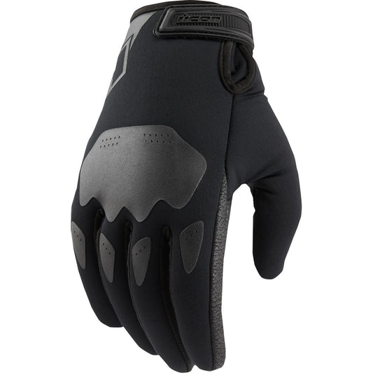 Icon Hooligan Insulated CE Gloves - Black