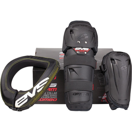 EVS Youth Slam Combo Kit - Black