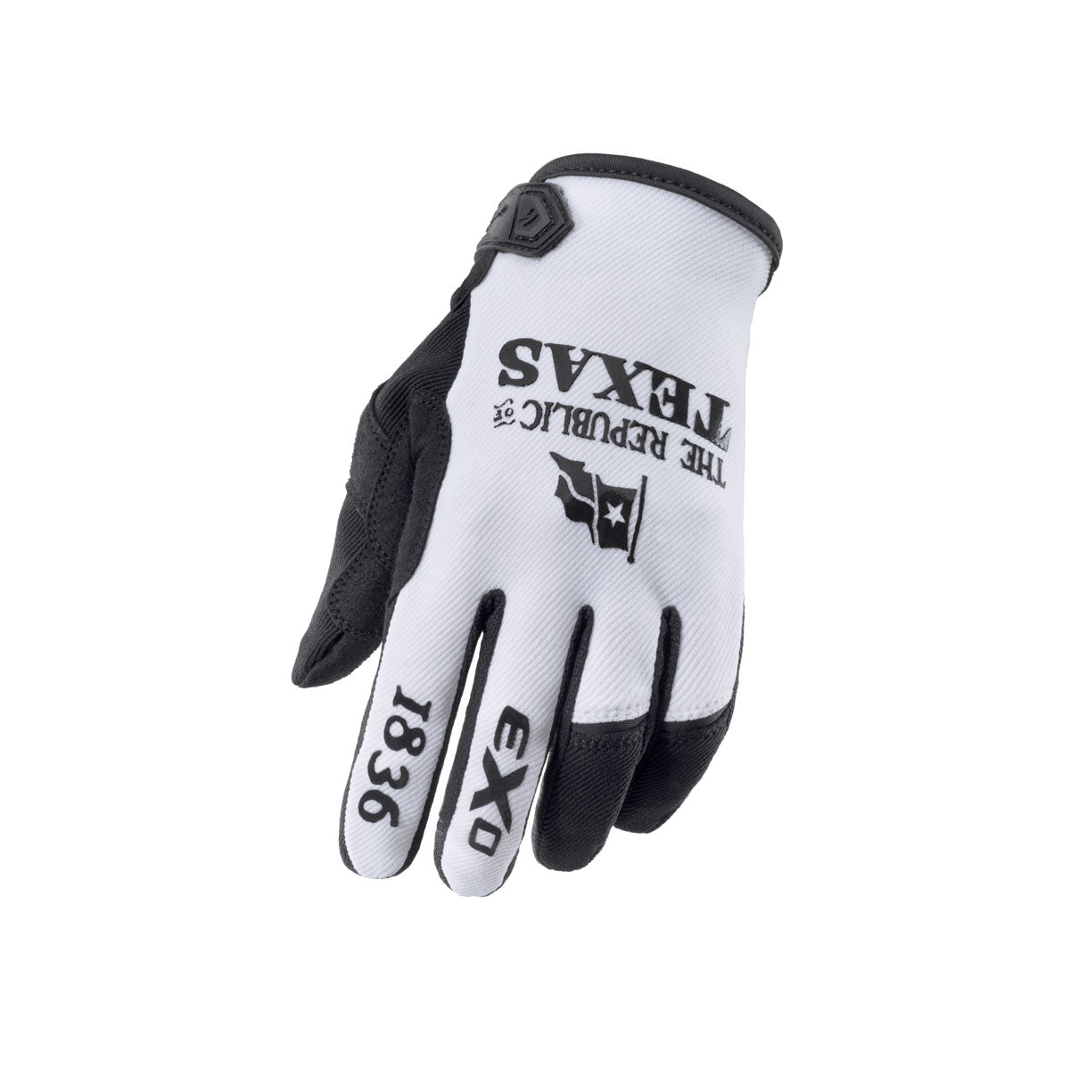 Scorpion EXO Moto-Flex Gloves - Lone Star White/Black