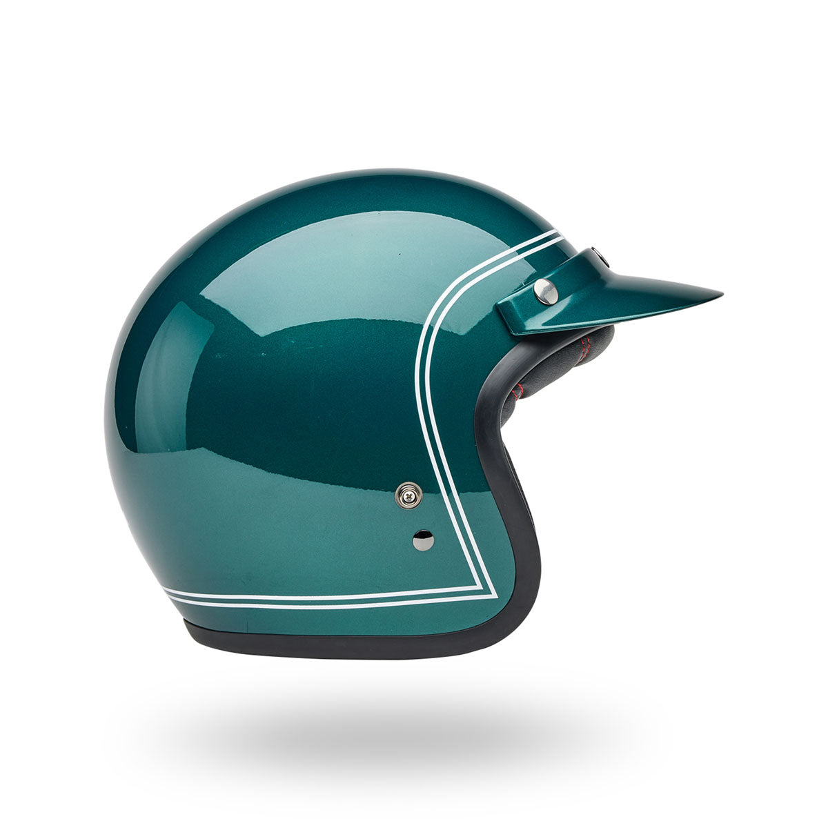 Bell Custom 500 Steve McQueen Riverside Helmets - Metallic Green