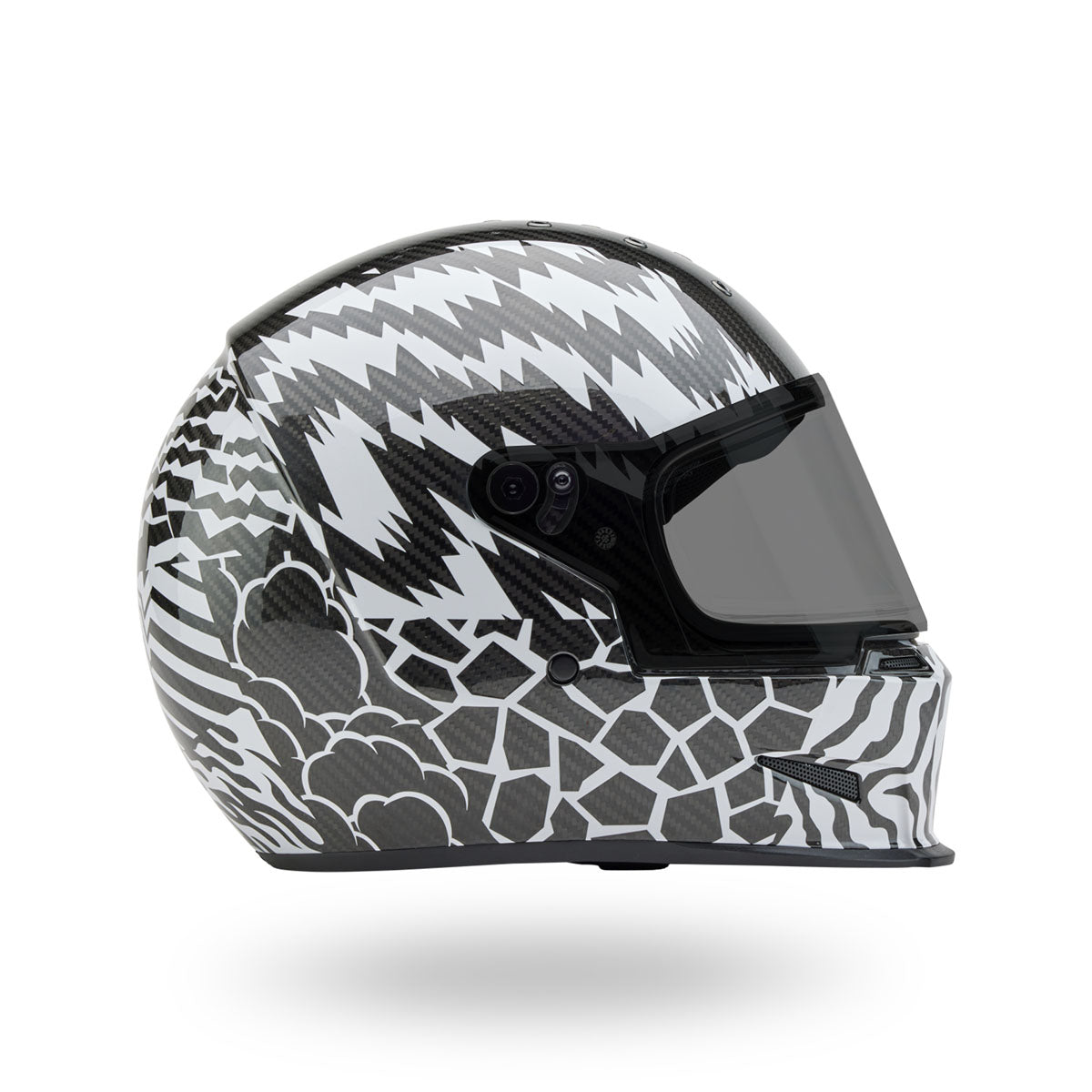 Bell Eliminator Carbon Deathspray Helmets - Black/White