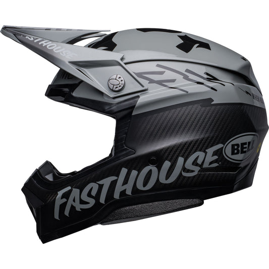 Bell Moto-10 Spherical Fasthouse Bmf Helmet - Grey/Black