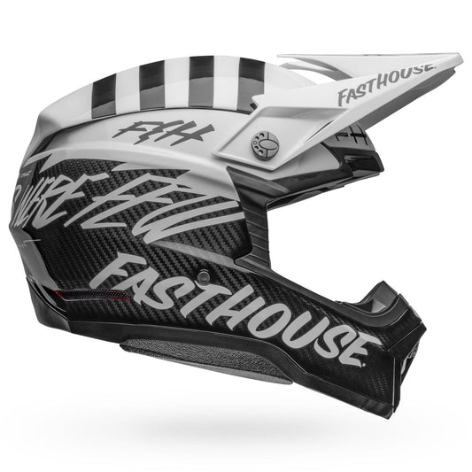 Bell Moto-10 Spherical Fasthouse Mod Squad Helmets - Gloss White/Black