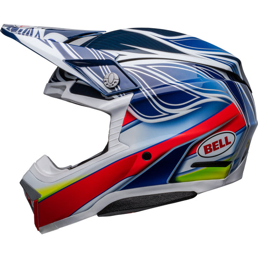 Bell Moto-10 Spherical Tomac Replica 23 Helmet - Blue/White