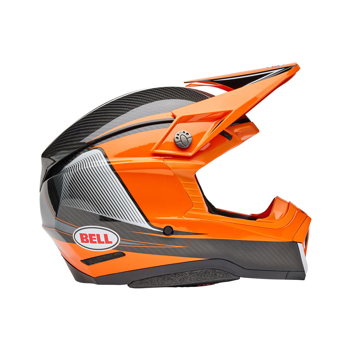 Bell Moto-10 Spherical Helmet - Evade - Orange/Black