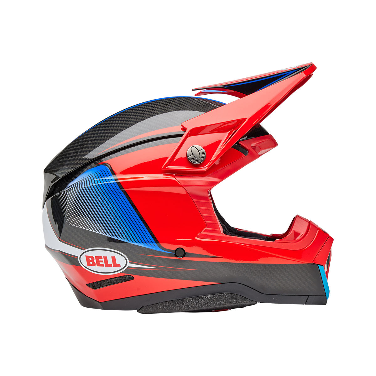 Bell Moto-10 Spherical Helmet - Evade - Red/Black