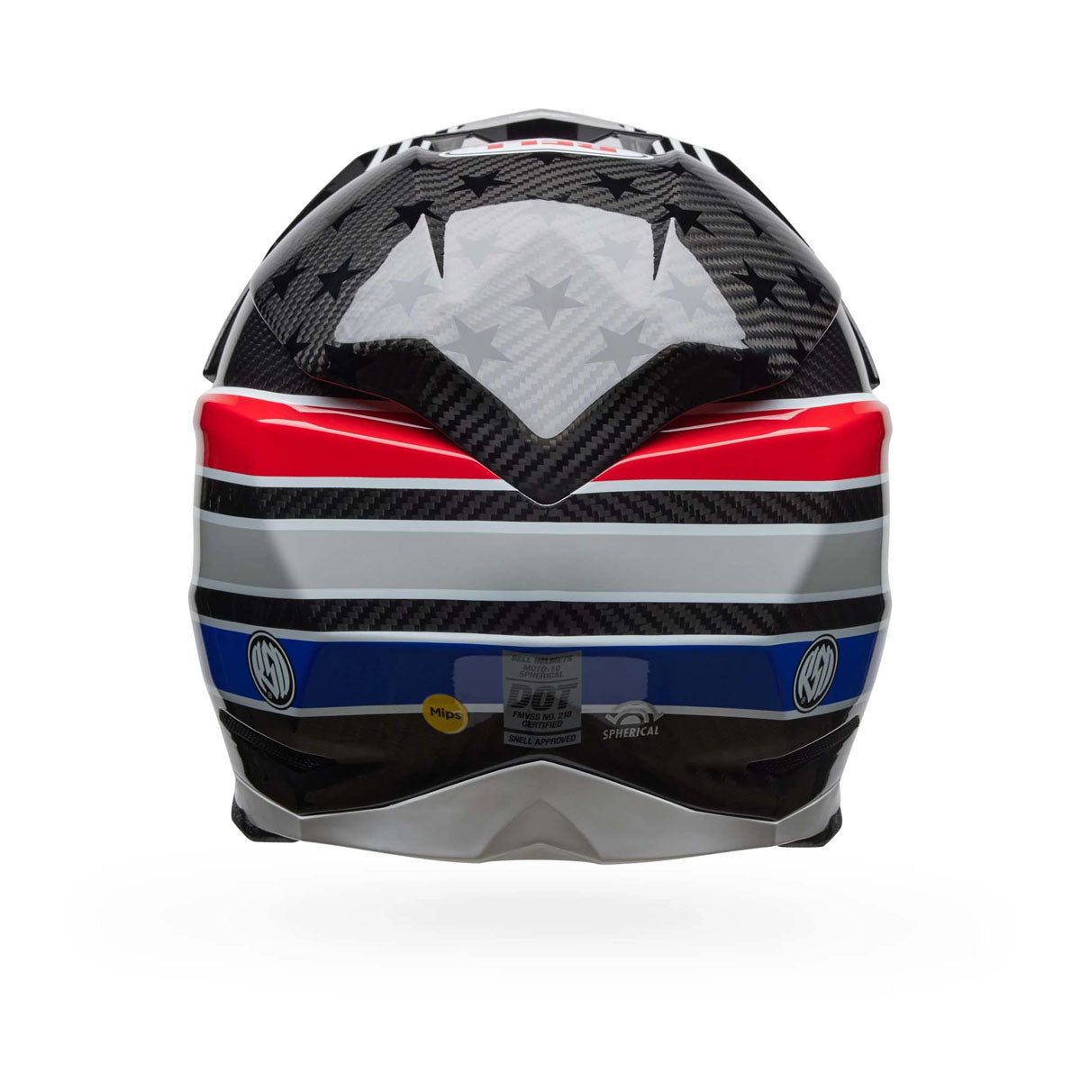 Bell Moto-10 Spherical RSD Old Glory Helmet - White/Red/Blue