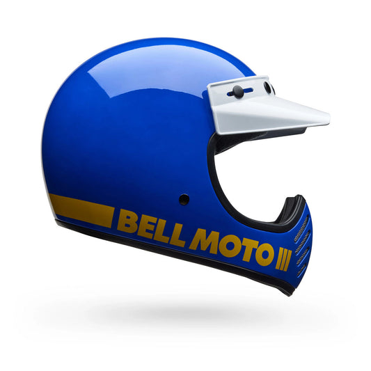 Bell Moto-3 Helmet - Classic Gloss Blue