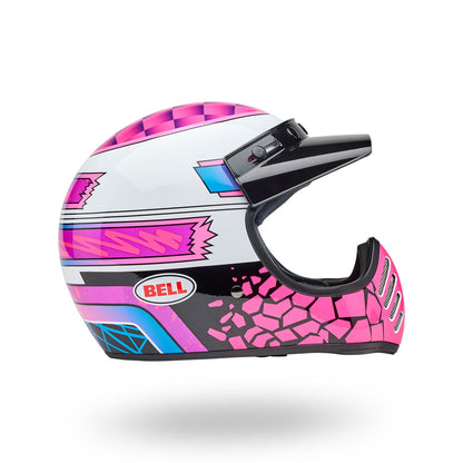 Bell Moto-3 Deathspray Helmets - Pink/Purple