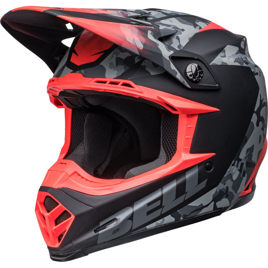 Bell Moto-9 MIPS Venom Helmet - Closeout - Matte Black Camo/Infrared