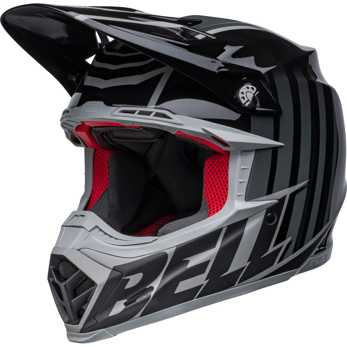 Bell Moto-9S Flex Sprint Helmet - Matte/Gloss Black/Gray