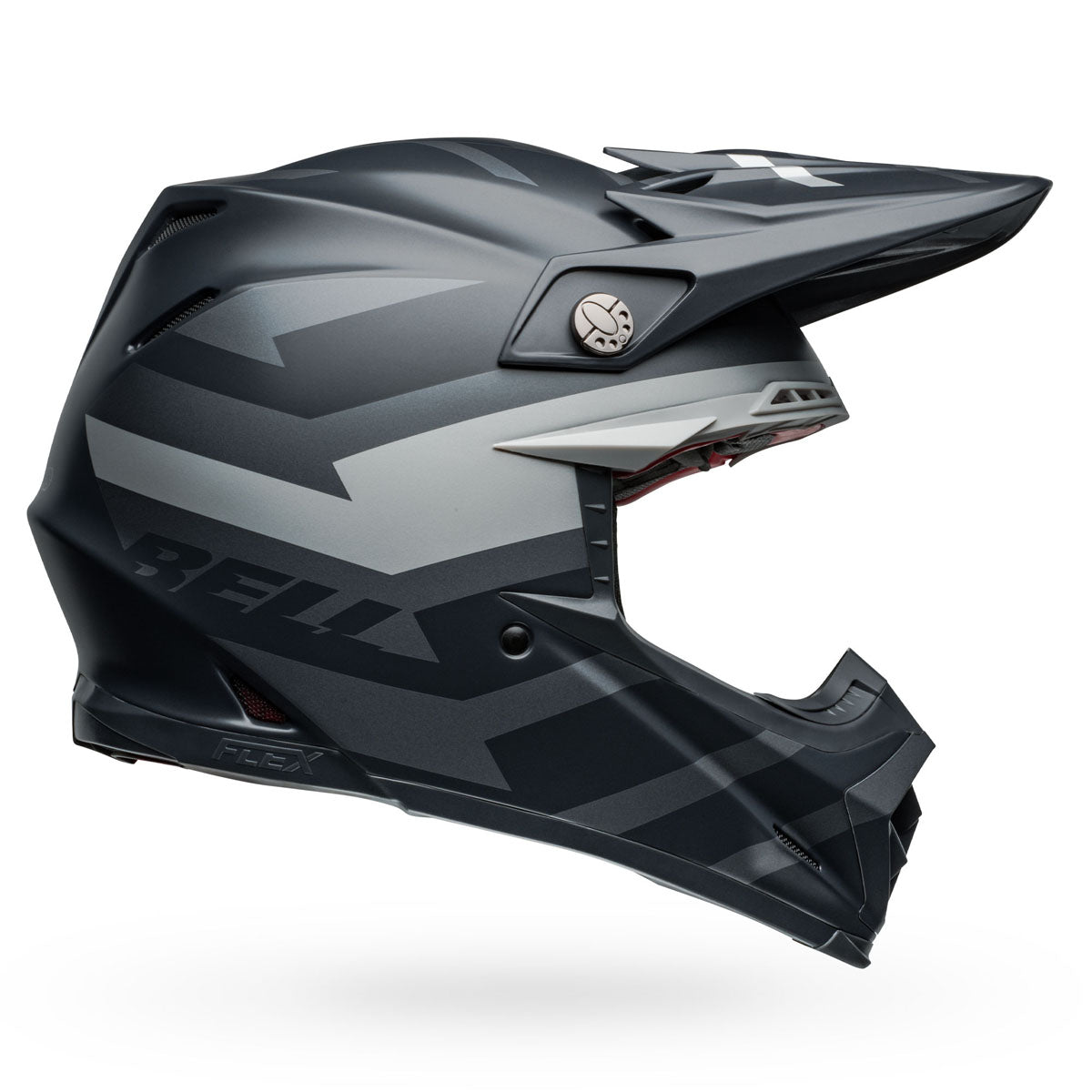 Bell Moto-9S Flex Banshee Helmets CLOSEOUT - Satin Black/Silver