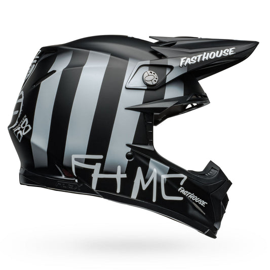 Bell Moto-9S Flex Fasthouse MC Core Helmets - Matte Black/Yellow