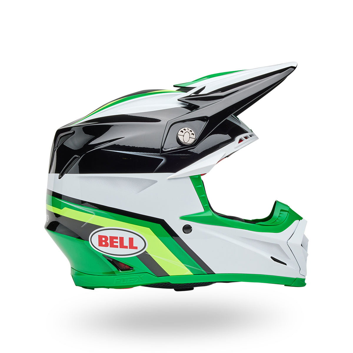 Bell Moto-9S Flex Mechant Helmets - Gloss Green/Black