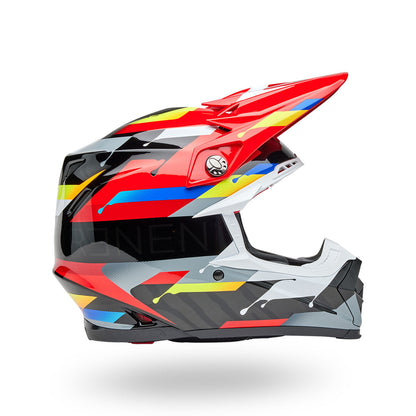 Bell Moto-9S Flex Renen Nova Helmets - Gloss Black/Red