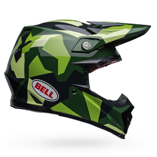 Bell Moto-9S Flex Rover Helmets - Olive Camo