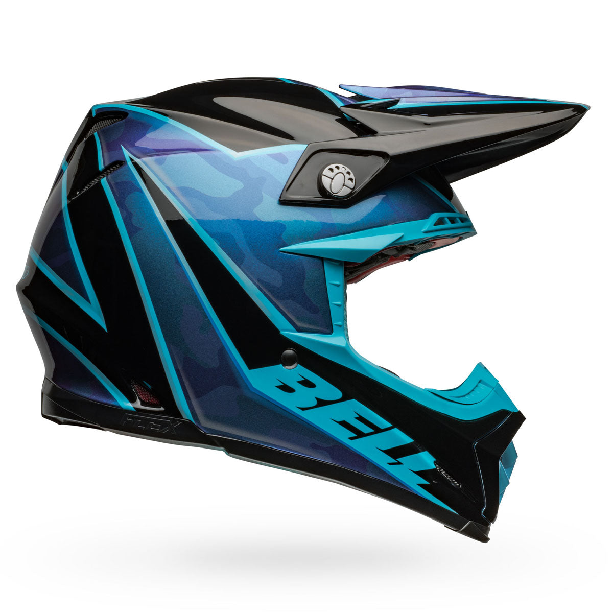 Bell Moto-9S Flex Sprite Helmets CLOSEOUT - Black/Blue