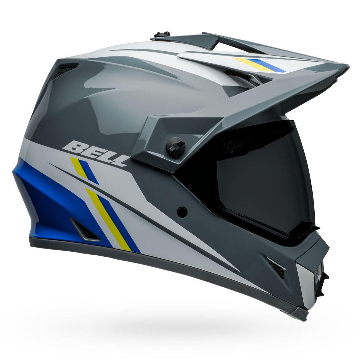 Bell MX-9 Adventure MIPS Alpine Helmets CLOSEOUT - Gloss Gray/Blue