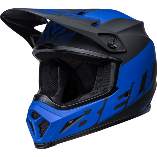 Bell MX-9 MIPS Disrupt Helmet - Matte Black/Blue