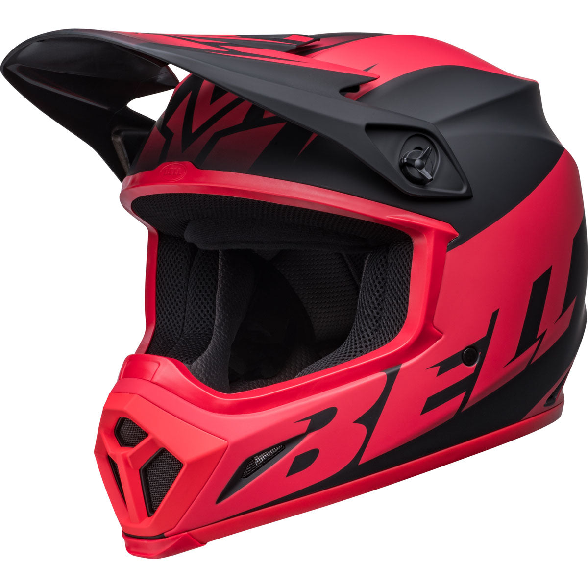 Bell MX-9 MIPS Disrupt Helmet - Matte Black/Red