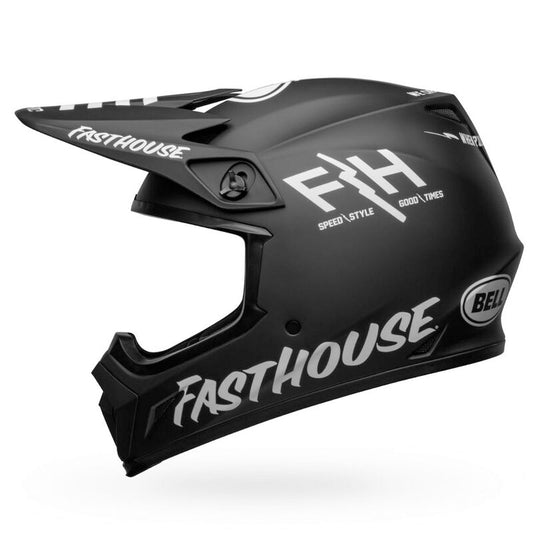 Bell MX-9 MIPS Fasthouse Prospect Helmet - Matte Black/White