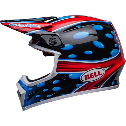 Bell Mx-9 MIPS Mcgrath Showtime 23 Helmet CLOSEOUT - Black/Red