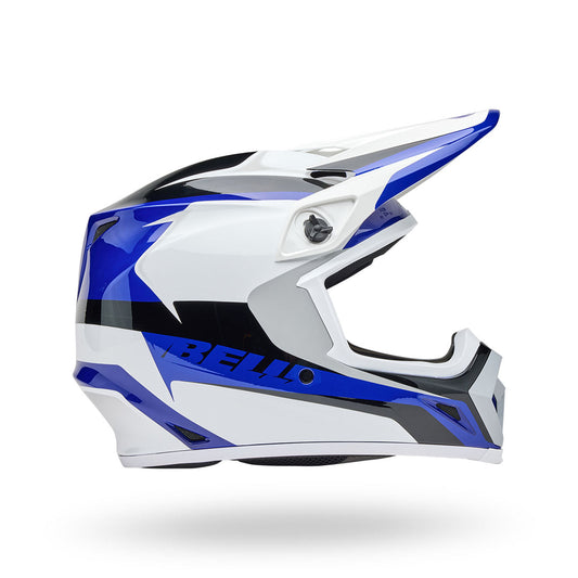 Bell MX-9 MIPS Rift Helmets - Blue/White