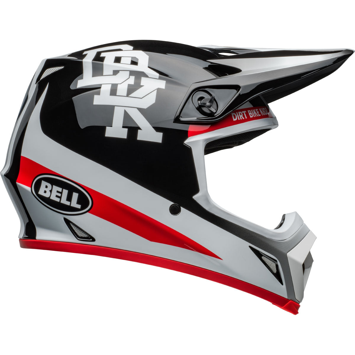 Bell MX-9 Mips Twitch DBK 24 Helmet - Gloss Black/White